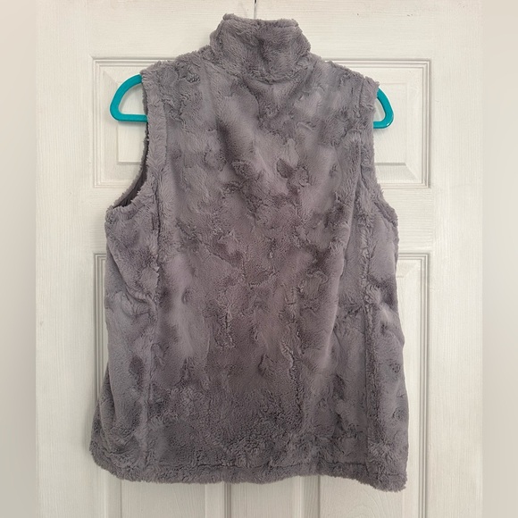 North Face Reversible Vest, Gray/Silver, Size Small - Picture 4 of 9